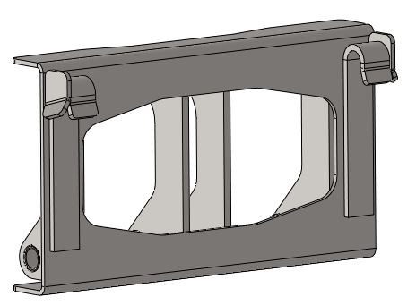 Piastra fissa per loader Avant, Multione, Giant, Cast