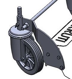 Ruote pivotanti frontali per TR-BS HY fino a 800 mm